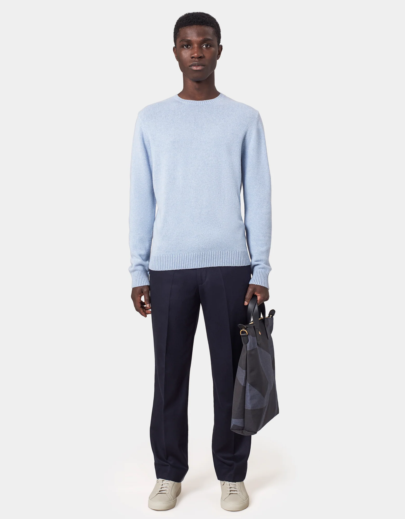 Classic Merino Wool Crew - Warm Taupe - Image 2