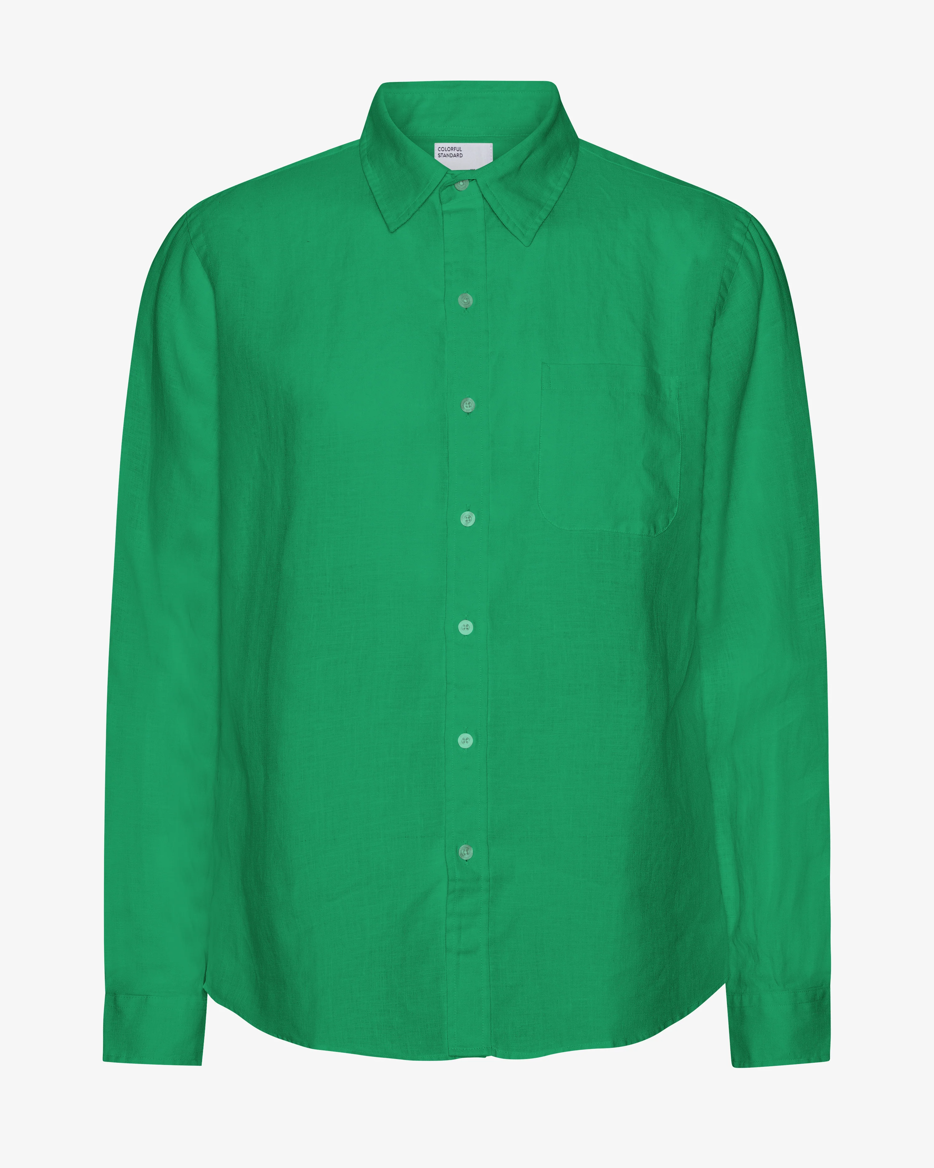 Linen Shirt - Kelly Green