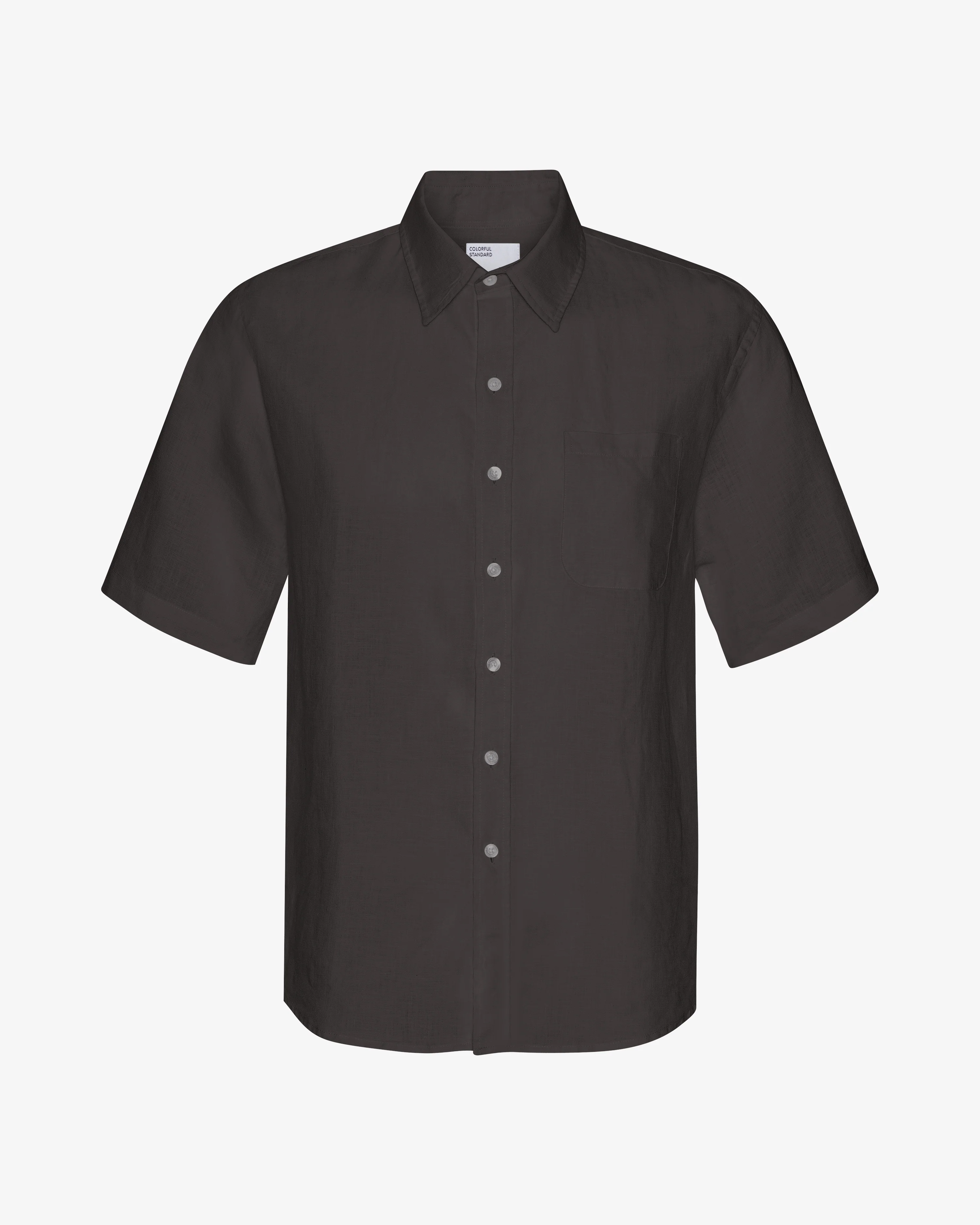 Linen SS Shirt - Lava Grey