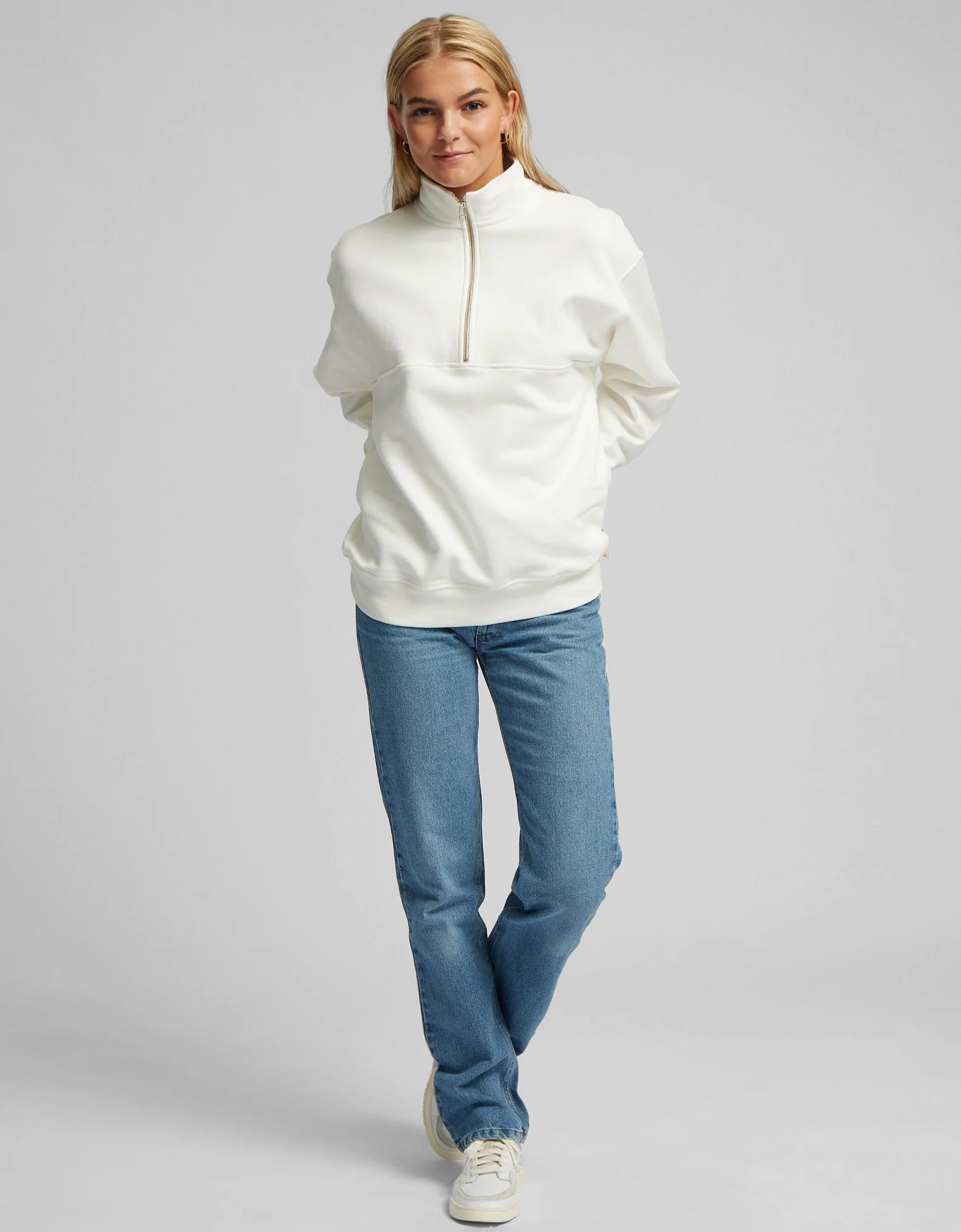 Organic Quarter Zip - Burned Yellow - Image 3