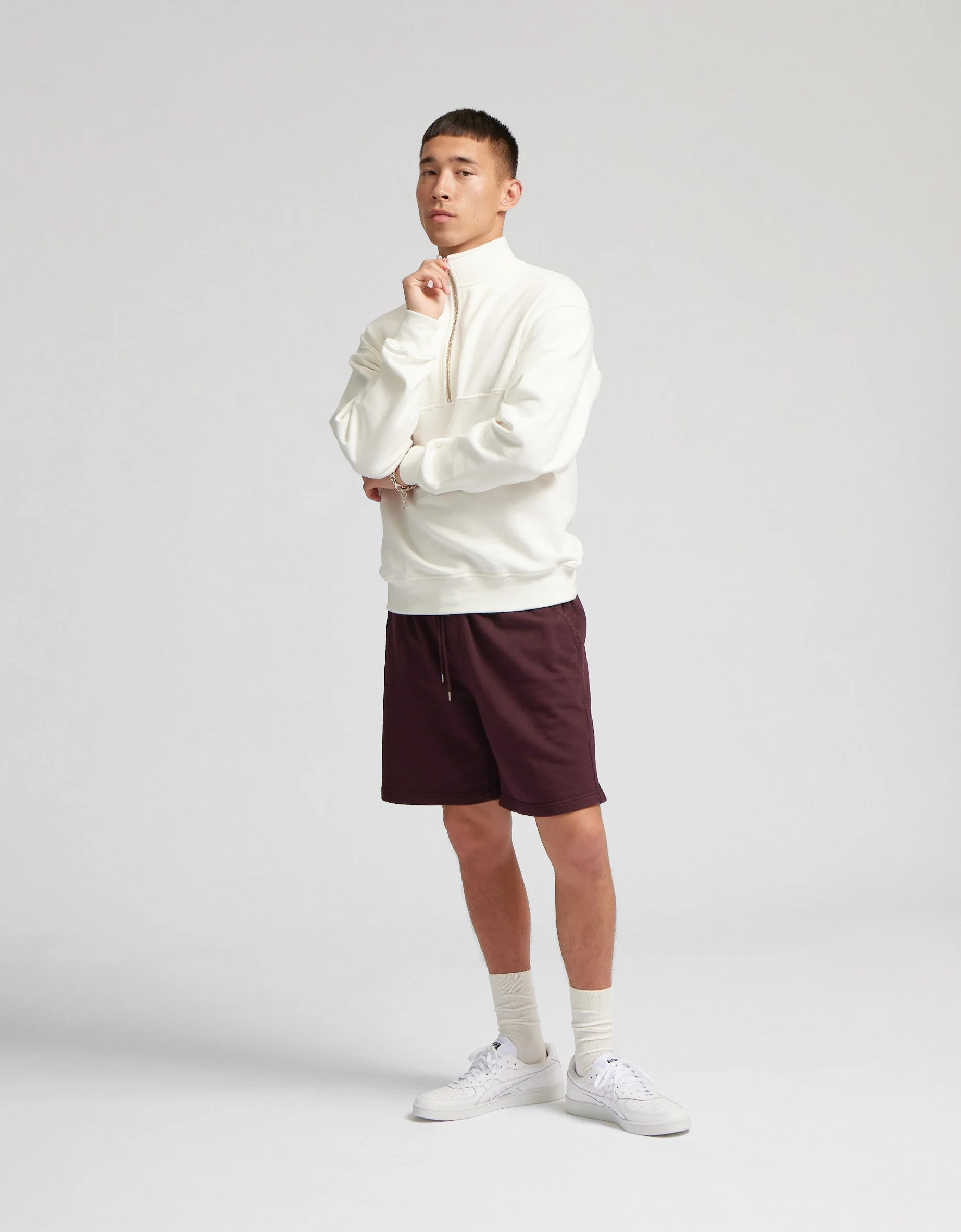 Organic Quarter Zip - Sapphire Blue - Image 3