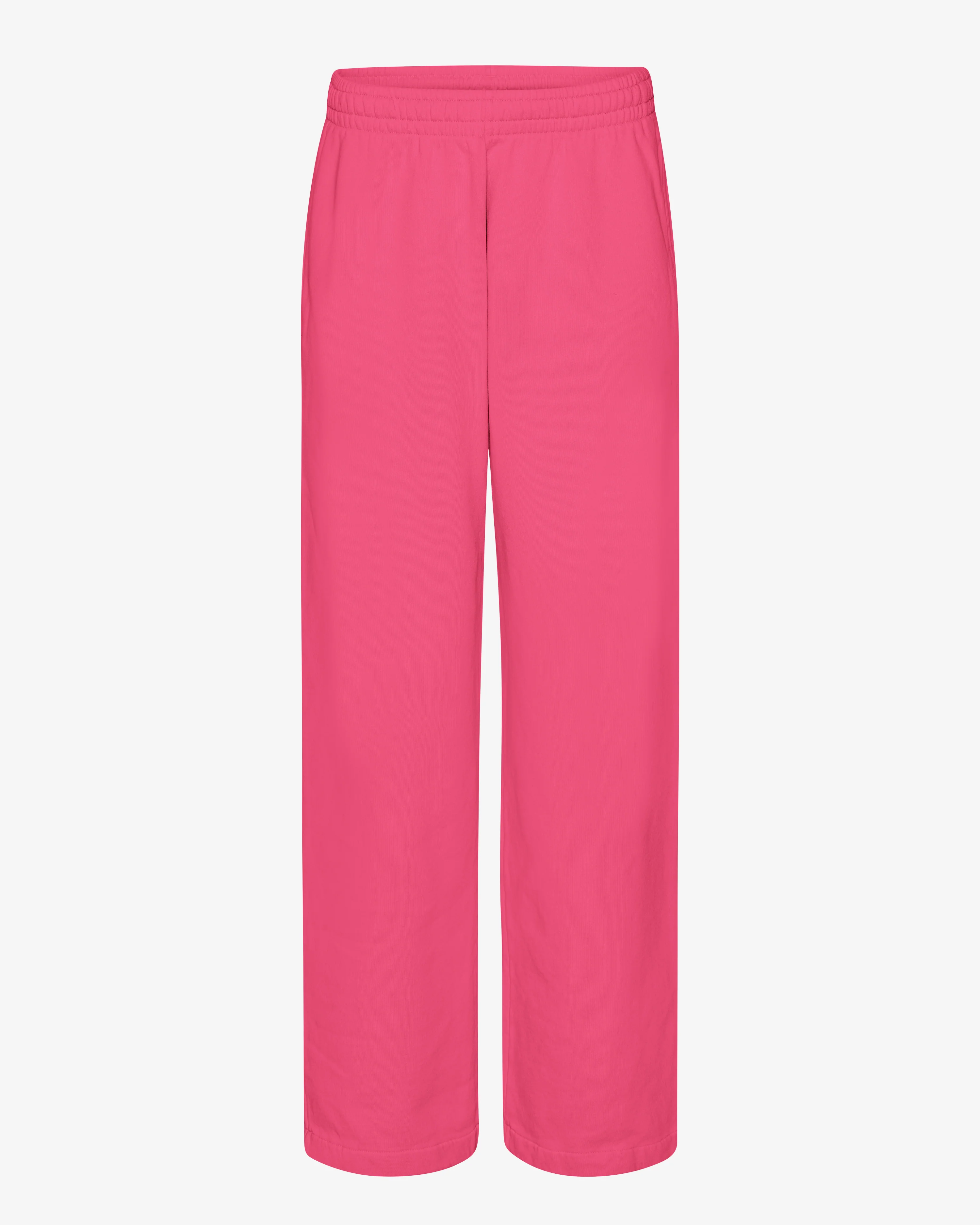 Organic Straight Leg Sweatpants - Bubblegum Pink