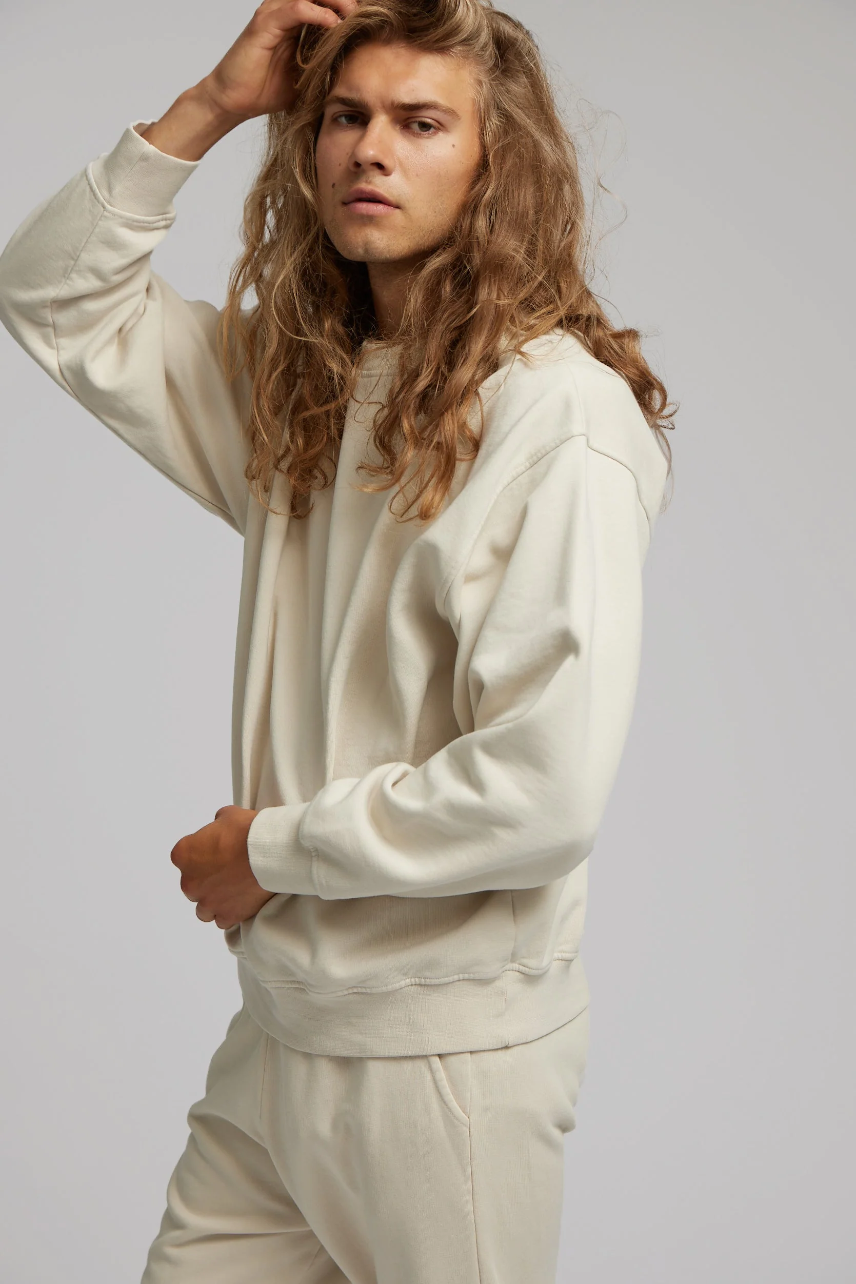 Organic Sweatpants - Misty Brown - Image 3