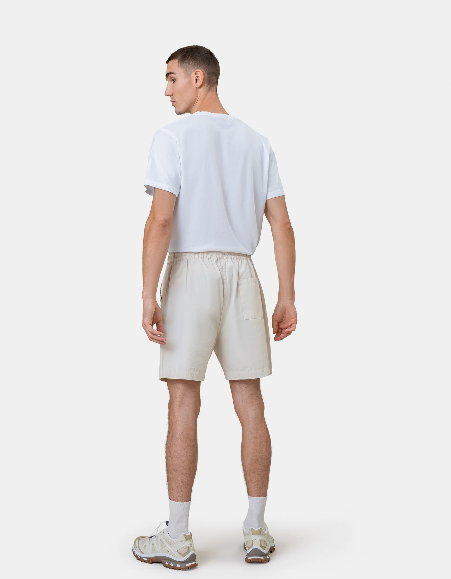 Organic Twill Shorts - Optical White - Image 3