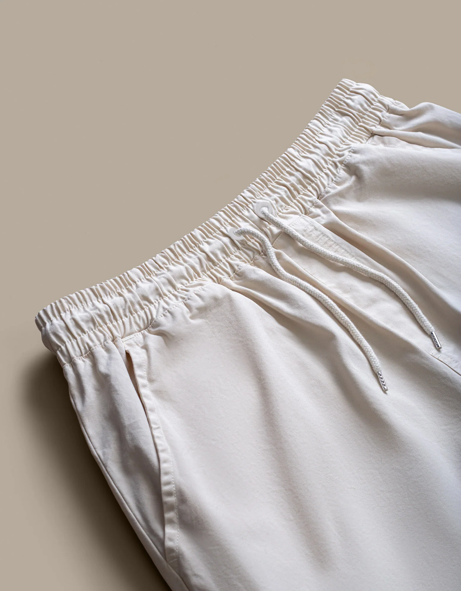 Organic Twill Shorts - Optical White - Image 5