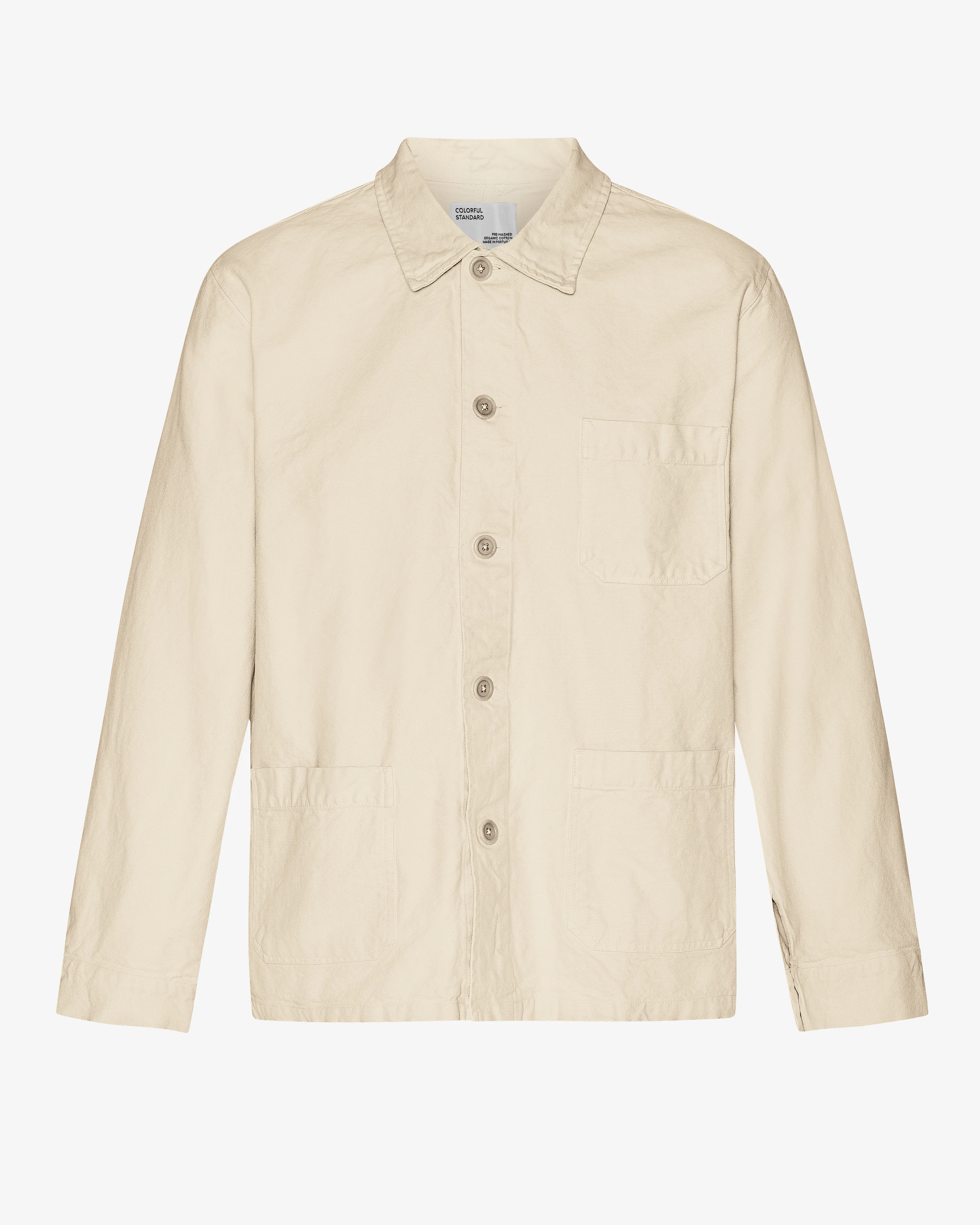 Organic Workwear Jacket - Ivory White