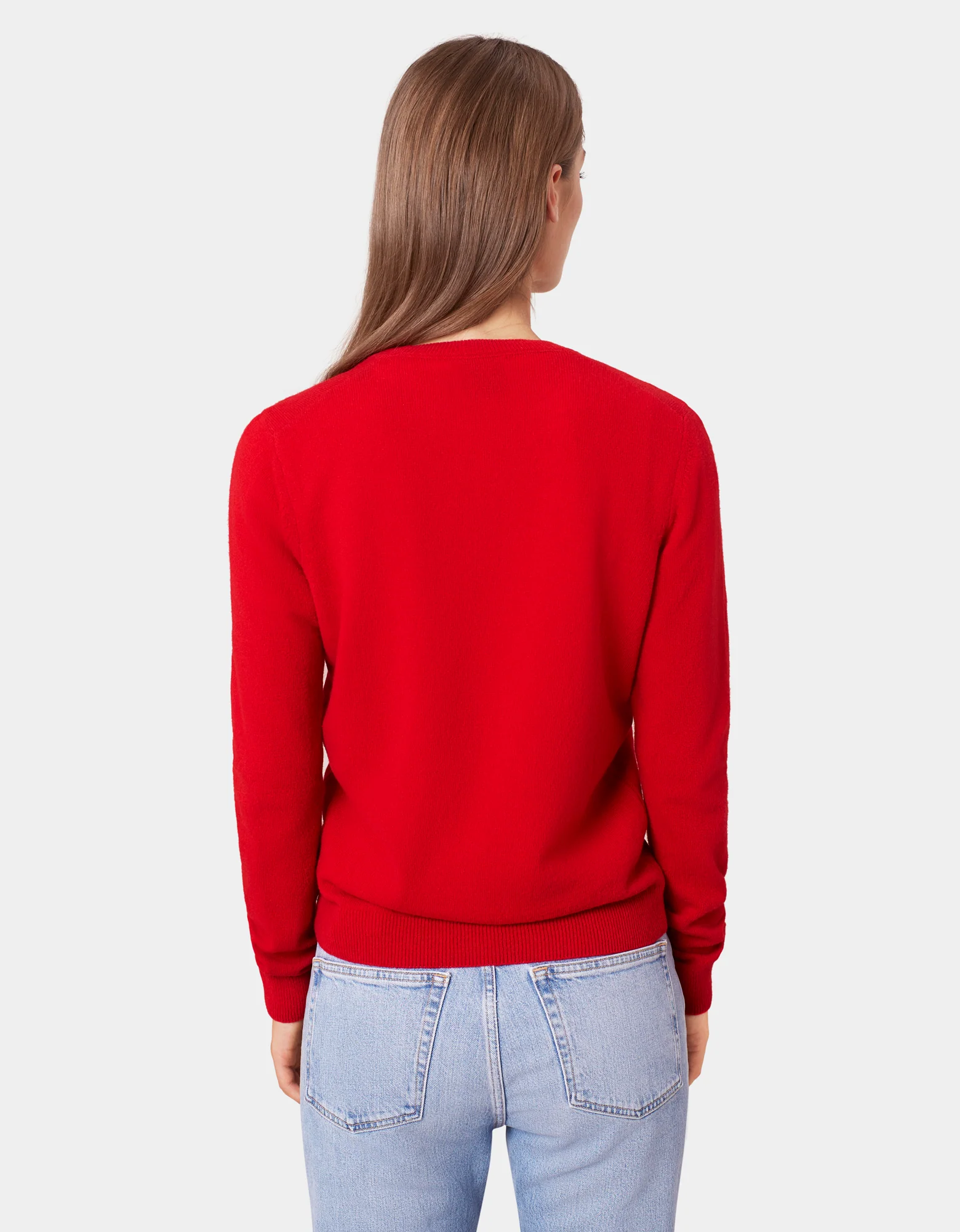 Women Light Merino Wool Crew - Ocean Green - Image 4